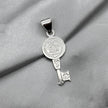 #D174 - Dije De Llave De San Benito Plata - A07/1.7
