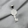 #D174 - Dije De Llave De San Benito Plata - A07/1.7
