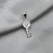#D174 - Dije De Llave De San Benito Plata - A07/1.7