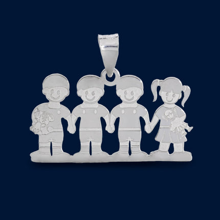 #D264 - Dijes De 4 Niños/Niñas - A18/2.5