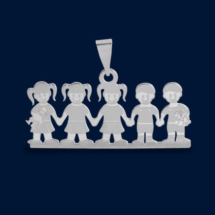 #D347 - Dije De 5 Niñas o Niños - B19/3.1