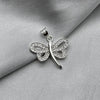 #D417 - Dije Libelula Con Piedra Zirconia Plata - A09/2.3