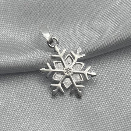 #D508 - Dije Copo De Nieve Plata - A18/1.0