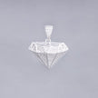 #D536 - Dije De Diamante Con Piedras - C07/4.8