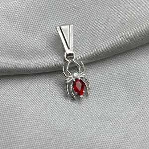 #D613 - Dije De Araña Con Zirconia Plata - B09/1.0