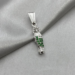 #D626 - Dije San Judas Tadeo Mini Zirconia Plata - A09/1.6
