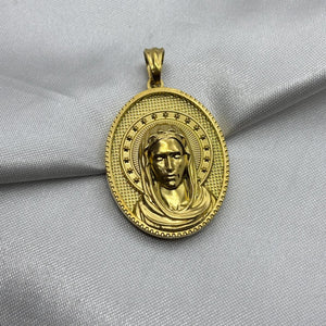 #DOL131 - Dije Virgen María Oro Laminado 18K - LA035/