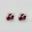 #BR193 - Broquel COnciencia/Angel/Diablito Piedra Zirconia Plata - E48/