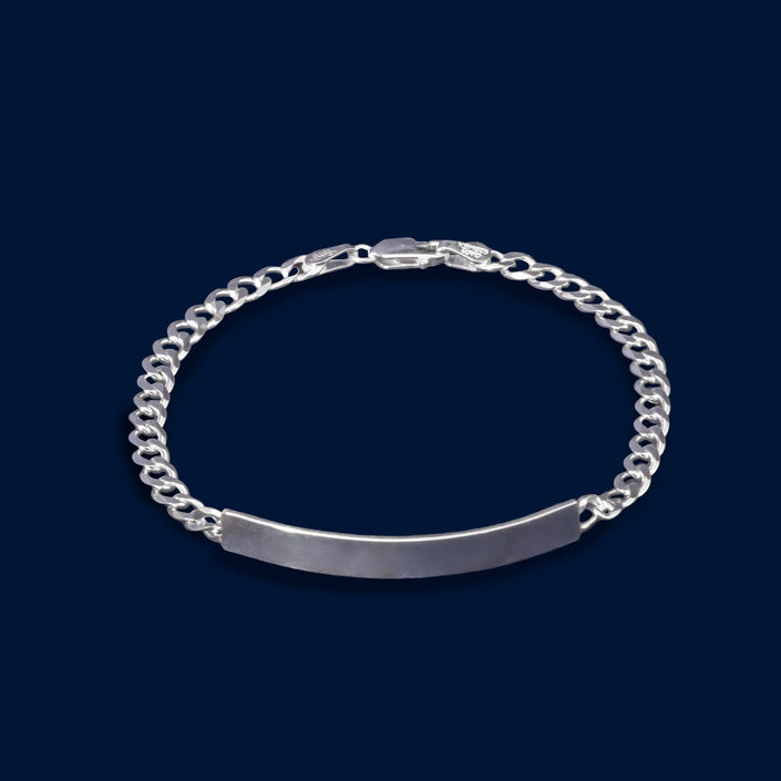 #ESC114 - Esclava Barbada Plata - 120 - 5 mm - A06/9.5