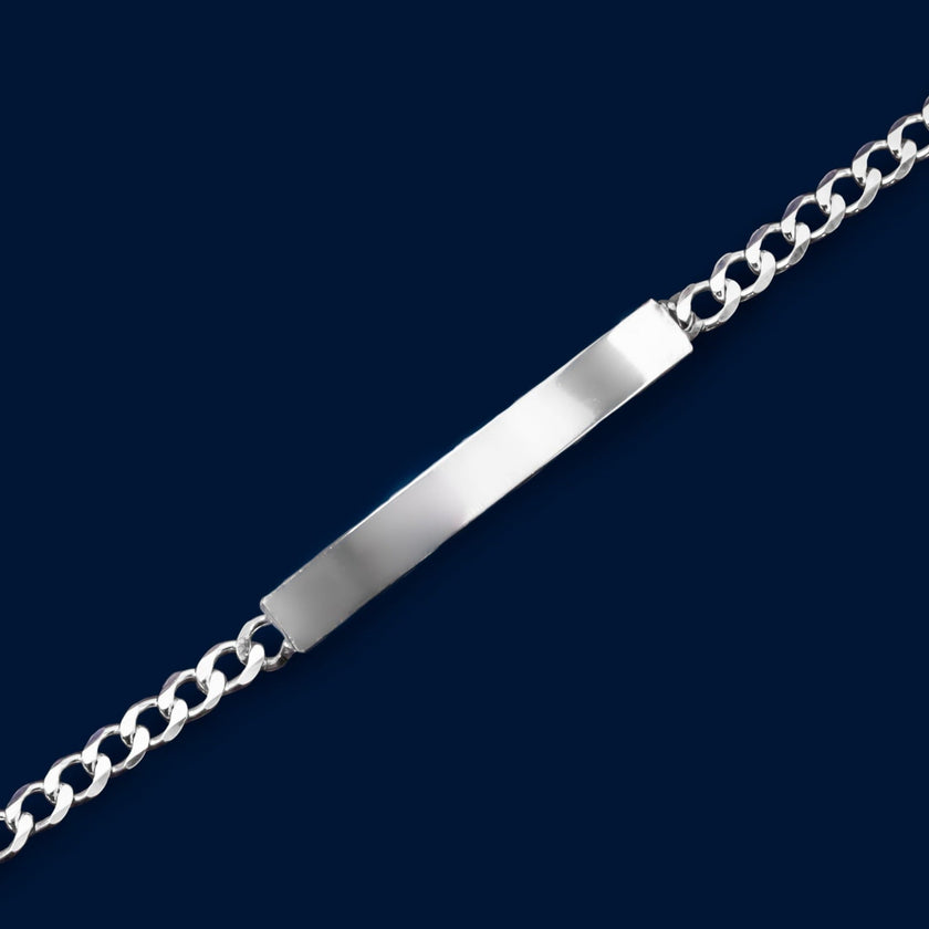 #ESC114 - Esclava Barbada Plata - 120 - 5 mm - A06/9.5