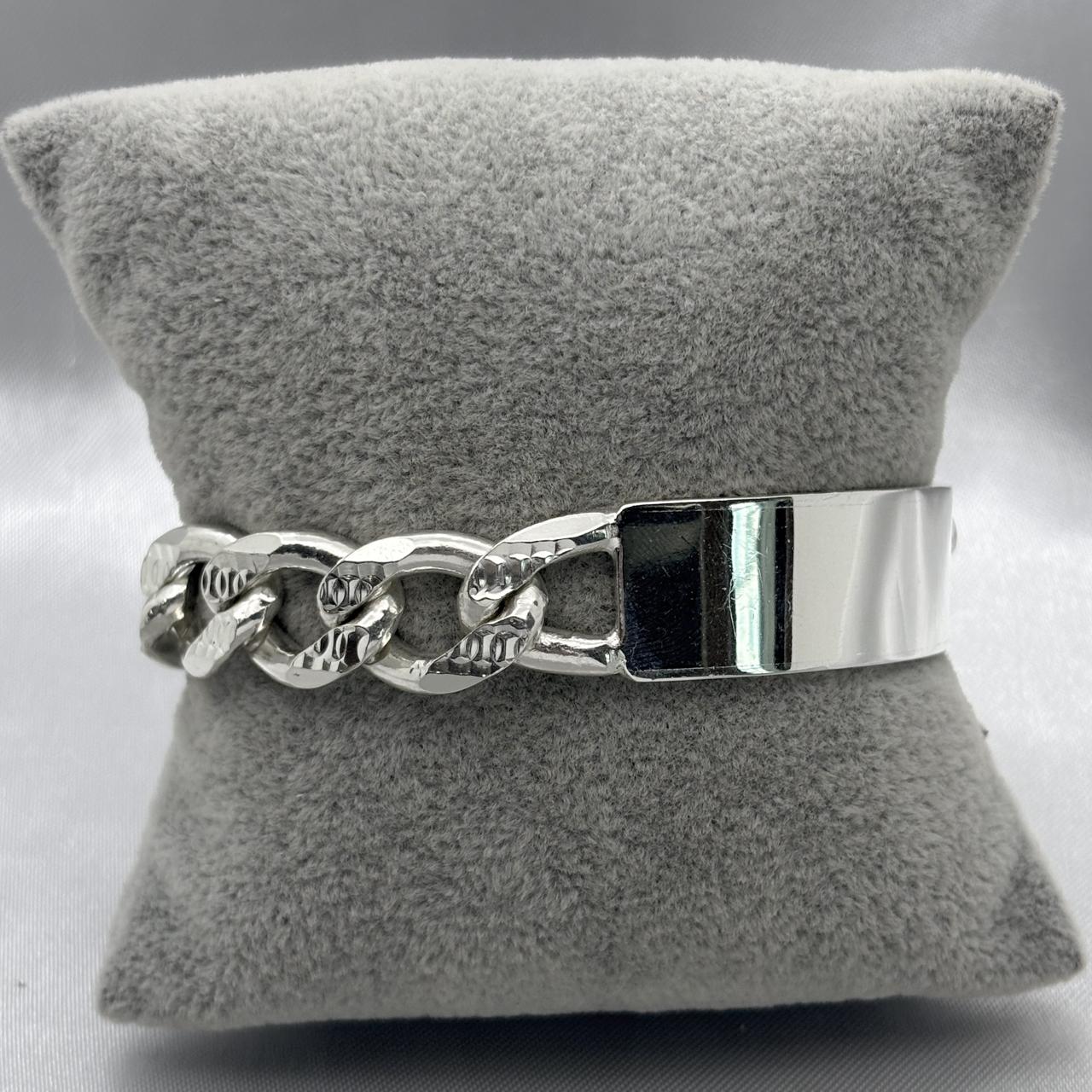 #ESC149 - Esclava Cartier Diamantada Plata - 300 - 1.2 cm - CE40.7