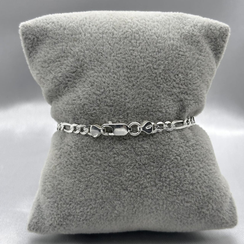 #ESC172 - Esclava Cartier Diamantada Plata - 080 - 4 mm - CE4.9