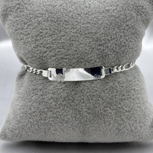 #ESC190 - Esclava Dinosaurio Cuello Largo Plata - A12/3.2