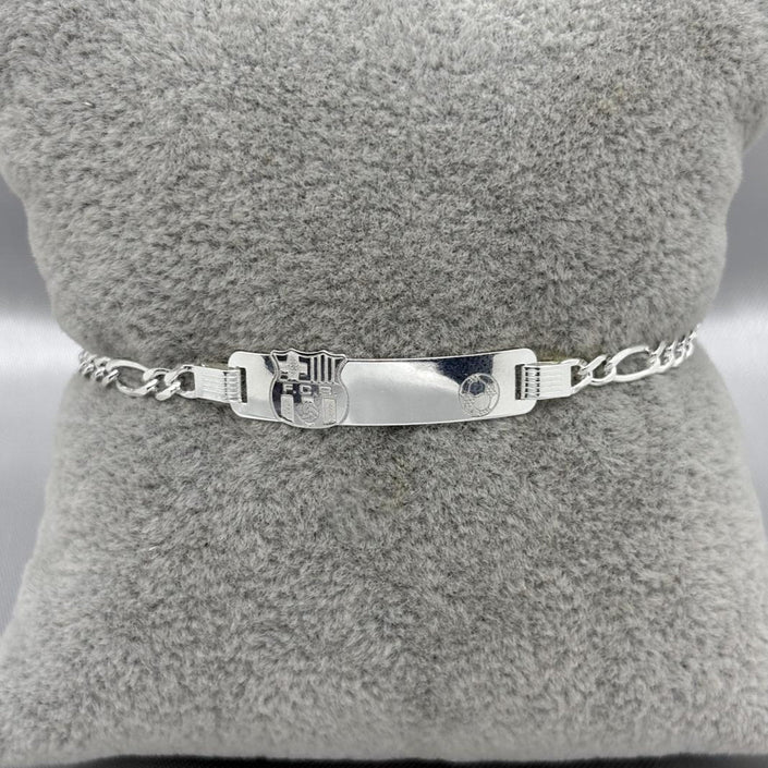 #ESC205 - Esclava Escudo F.C.B. Barcelona Fútbol Plata - A12/3.3