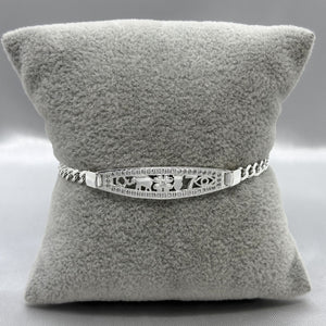 #ESC256 - Esclava De La Suerte Con Zirconia Plata - A09/6.2