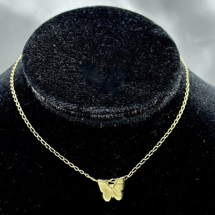 #G10123 - Gargantilla Con Mariposa Oro 10K - I07/1.7