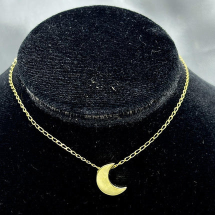 #G10124 - Gargantilla De Luna Oro 10K - I07/1.8