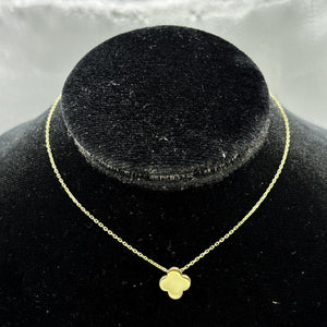 #G10129 - Gargantilla Trébol Tipo Van Cleef Oro 10K - I19/1.6