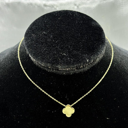 #G10129 - Gargantilla Trébol Tipo Van Cleef Oro 10K - I19/1.6