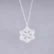 #G227 - Gargantilla Copo De Nieve De Plata - B11/2.8
