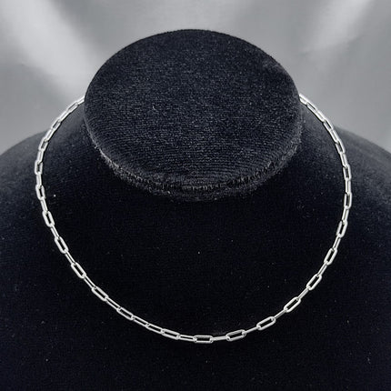 #G248 - Gargantilla Clip Delgada Plata - C14/4.1