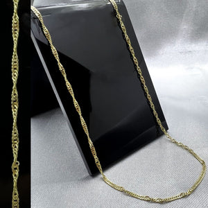 #C10147 - Cadena Singapur Oro 10K - 015 - 1 mm - H01/1.3