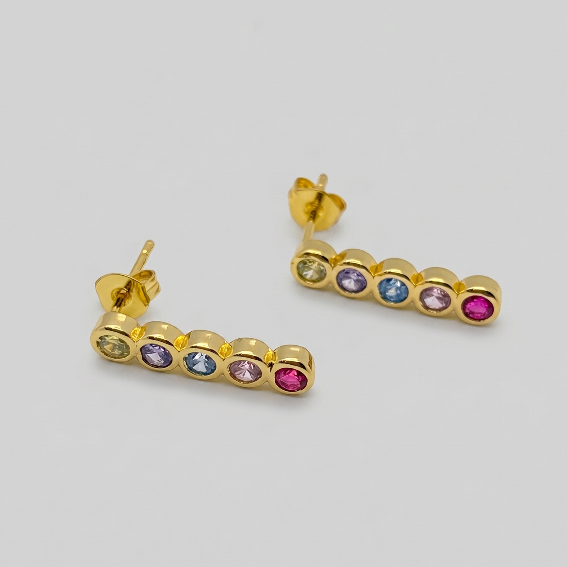 #BOL139 - Broquel Largo De Oro Laminado 18k - LB025/