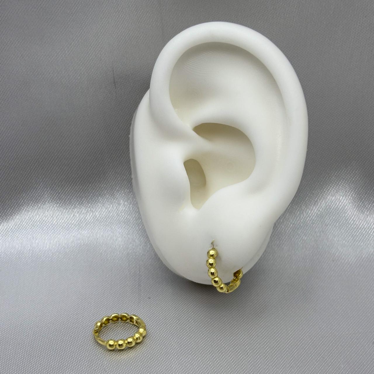 #H10106 - Huggie Bolitas Oro 10K - I04/1.1