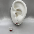 #H195 - Huggie Con Piedra Zirconia Plata - A15/1.7