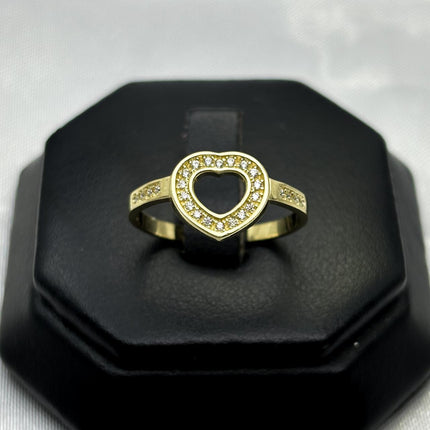 #HE147 - Anillo De Corazón De Oro 10k - H07/1.9