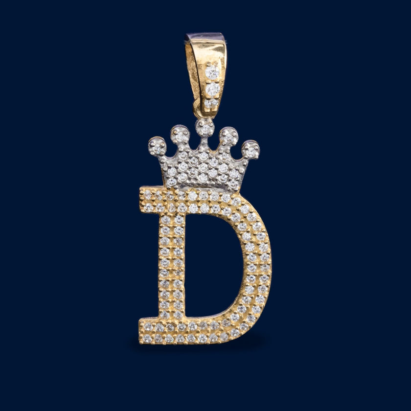 #HE163 - Dije Letras De Oro 10k - H04/3.5