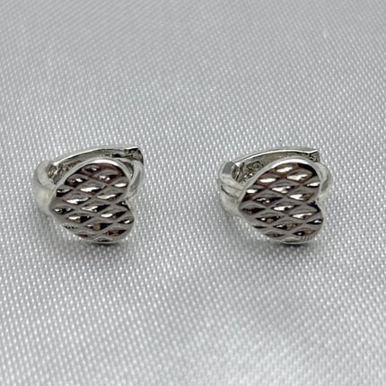 #HOL119 - Huggies De Corazón Oro Laminado 18K - LA020/