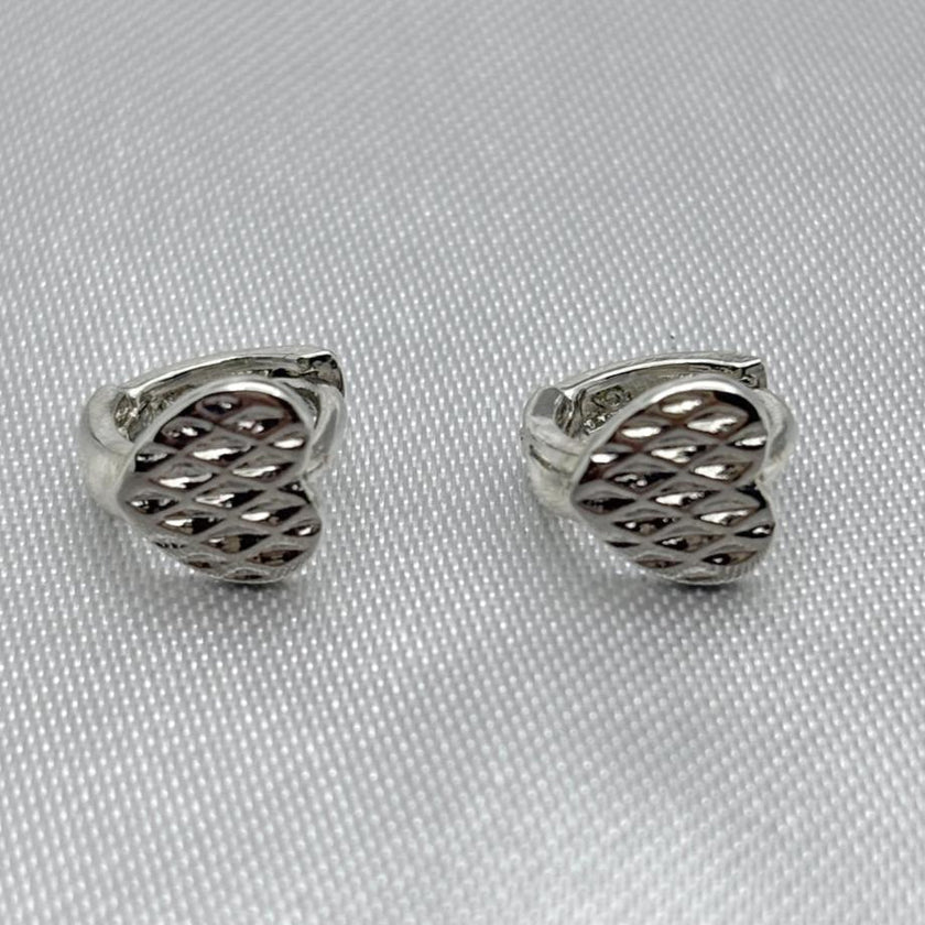 #HOL119 - Huggies De Corazón Oro Laminado 18K - LA020/