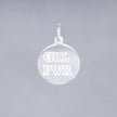#HE118 - Placa Circular De Plata - DE025/