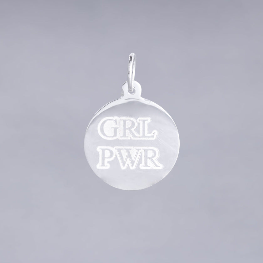 #HE118 - Placa Circular De Plata - DE025/
