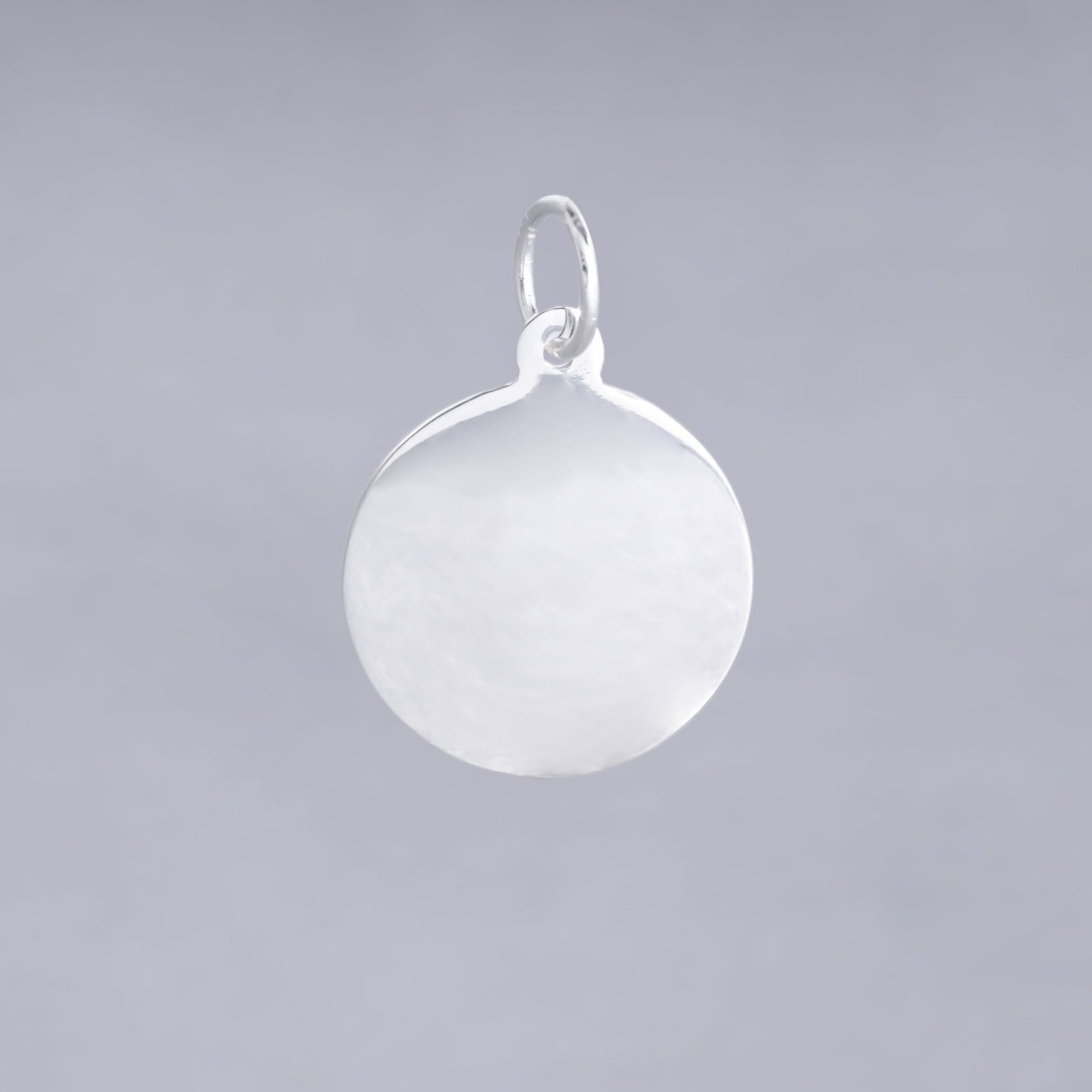 #HE118 - Placa Circular De Plata - DE025/