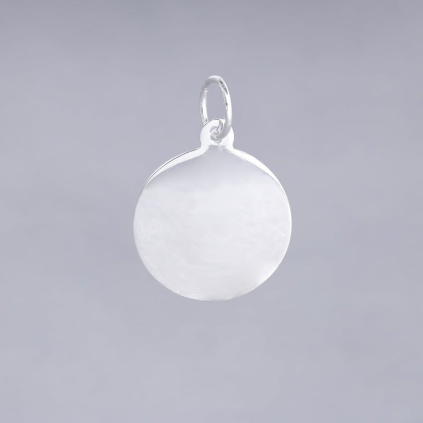 #HE118 - Placa Circular De Plata - DE025/