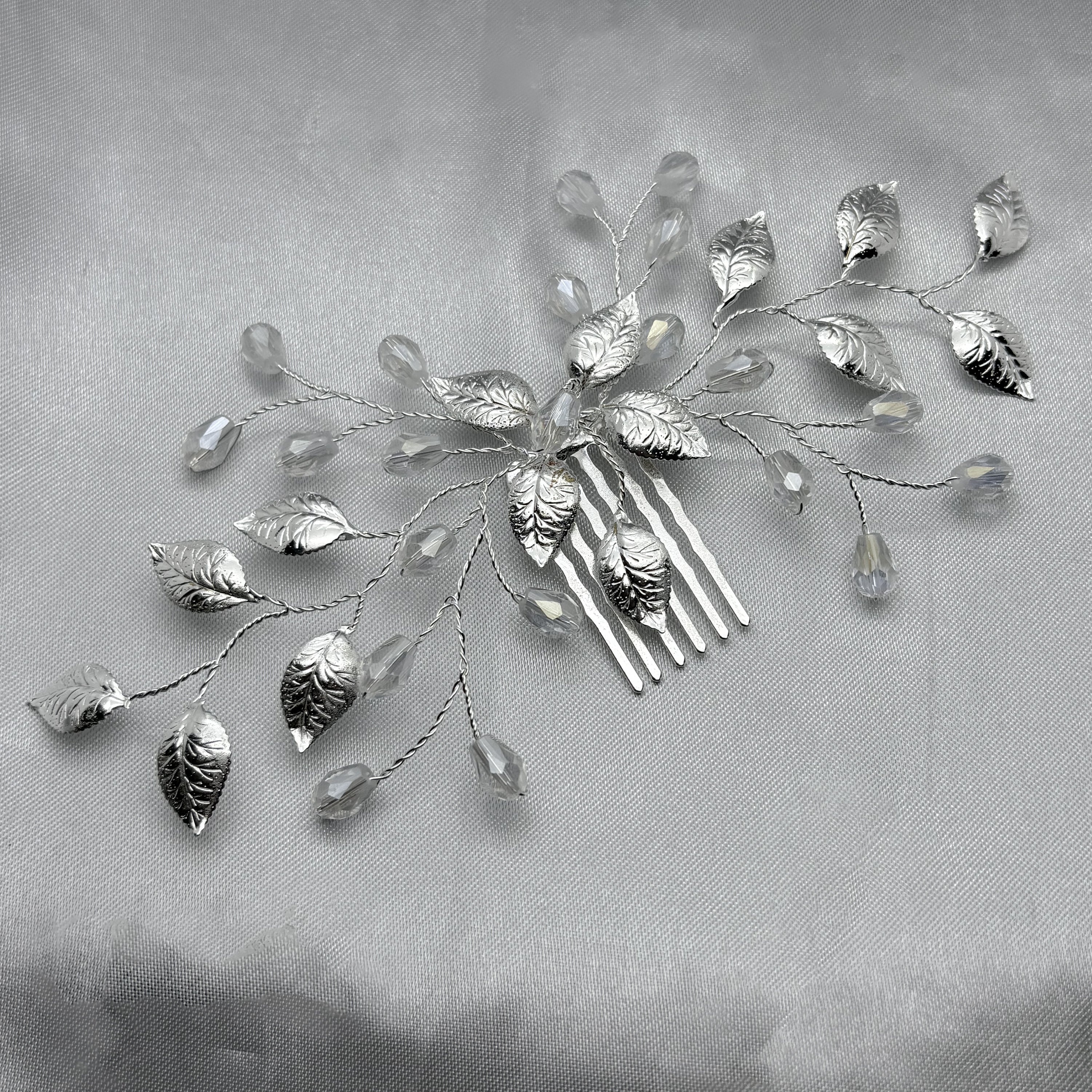 #TOC101 - Tocado/Peineta Con Zirconia - LA250/