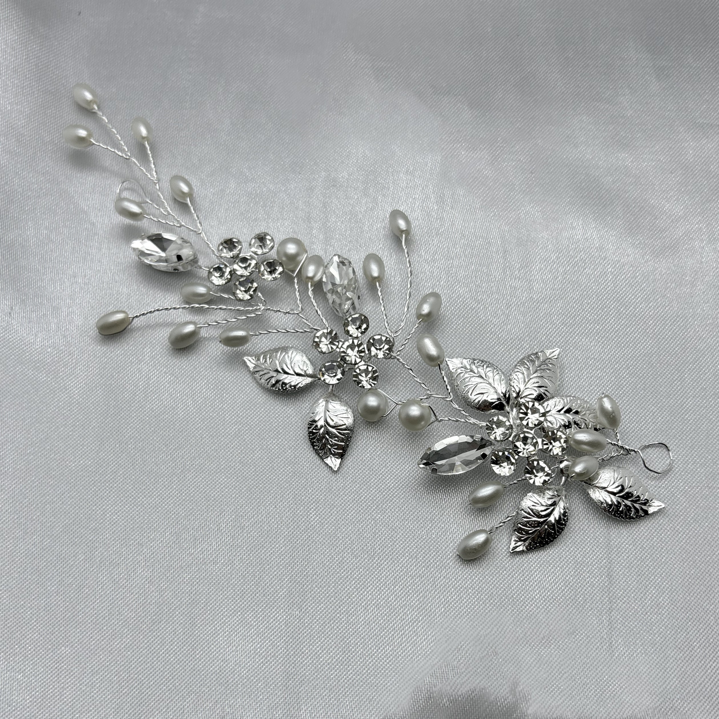 #TOC102 - Tocado Con Perla Y Zirconia - LA260/