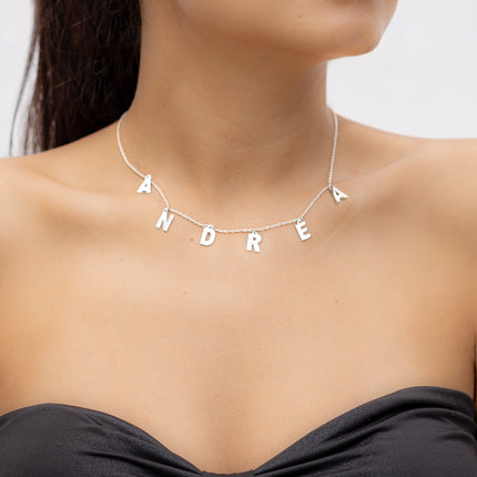 #HE101 / CAD173 - Gargantilla Con Nombre Personalizado - DE024/