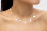 #HE101 / CAD173 - Gargantilla Con Nombre Personalizado - DE024/
