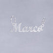 #HE103 - Dije De Nombre Personalizado De Plata - DE017/