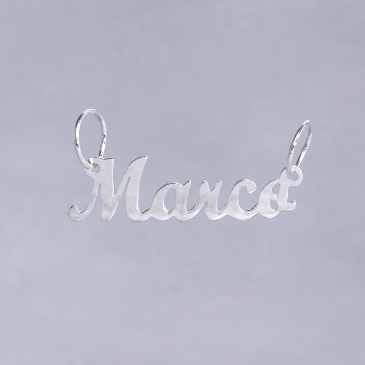 #HE103 - Dije De Nombre Personalizado De Plata - DE017/
