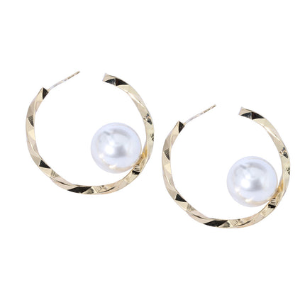 #ARRL148 - Arracadas Con Perla Oro Laminado 18k - LA050/