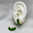 #ARL142 - Arete Con Piedra De Zirconia Oro Laminado 18K - LB030/