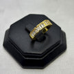 #AOL168 - Anillo Ajustable Piedra Zirconia Oro Laminado 18K - LB030/