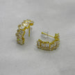 #ARL142 - Arete Con Piedra De Zirconia Oro Laminado 18K - LB030/