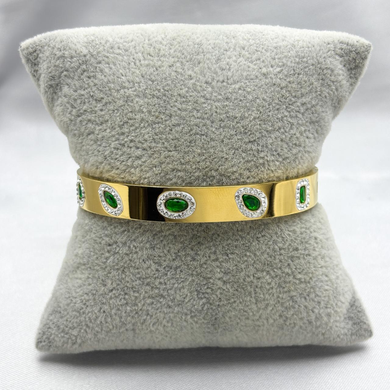 #PAL168 - Pulsera Rigida  Oro Laminado 18k - LB065/