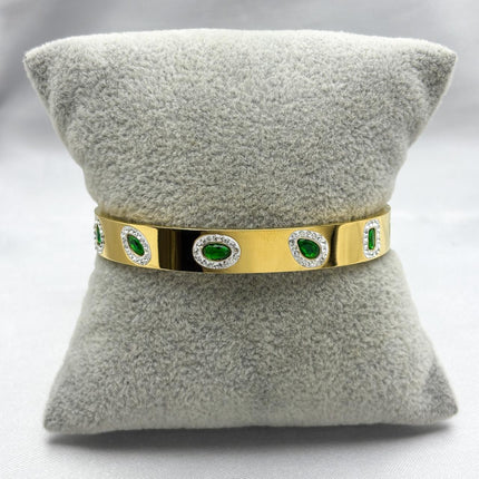 #PAL168 - Pulsera Rigida  Oro Laminado 18k - LB065/