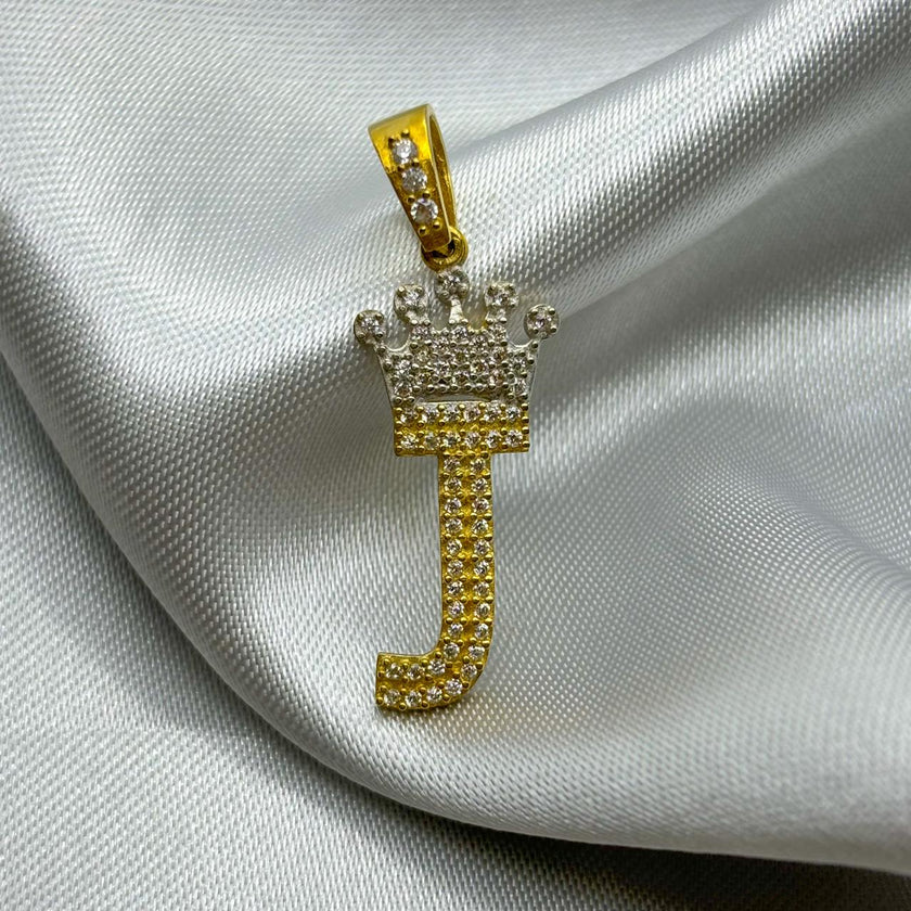 #HE163 - Dije Letras De Oro 10k - H04/3.5